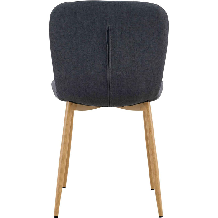 Chaise 15659GA - Valéria Gris Anthracite - Lot de 4