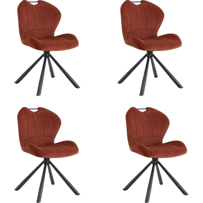 Chaise 16238TC - Brandon Terracotta - Lot de 4