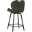 Tabouret de bar 16237KA - BURTON Vert Kaki - Lot de 4