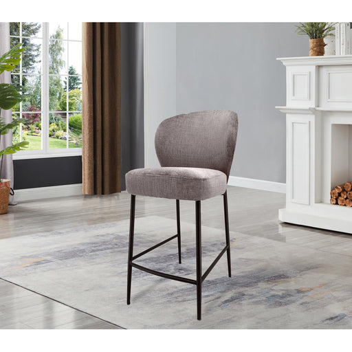 Tabouret de bar 52956GR - Cocoon Gris - Lot de 2