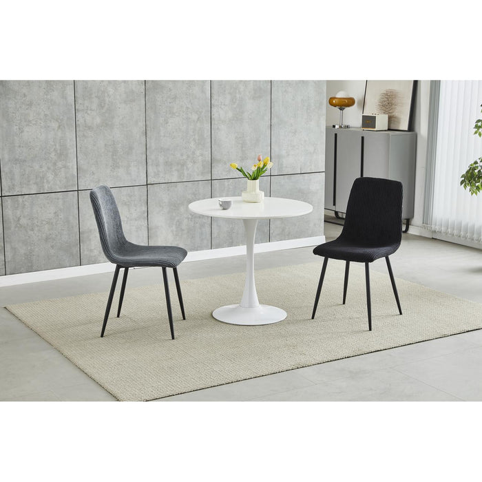 Chaise 15654GA - Bobby Gris Anthracite - Lot de 4