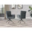 Chaise 52964GR - Courcelles Gris - Lot de 2