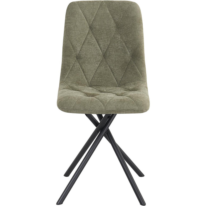 Chaise 52876KA - Lya Vert Kaki - Lot de 4