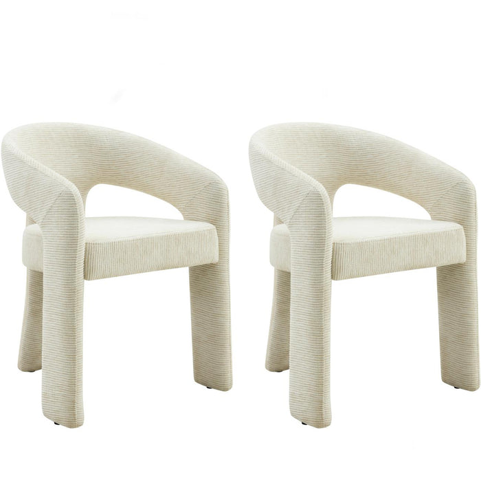 Chaise 16249EC - Inés Beige clair - Lot de 2
