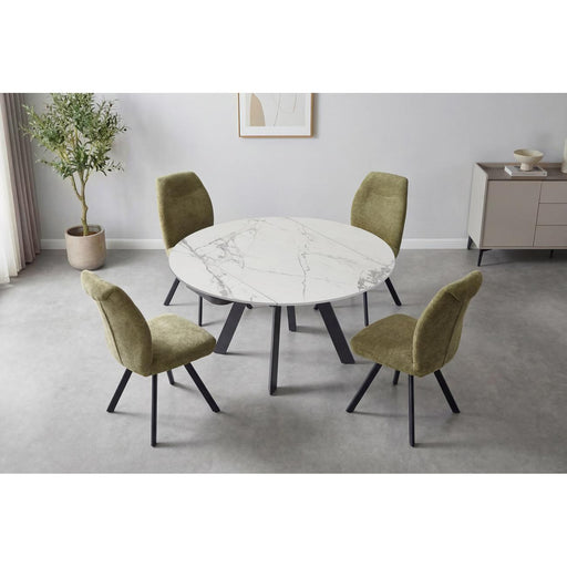 Chaise 52963KA - Samantha Vert Kaki - Lot de 2