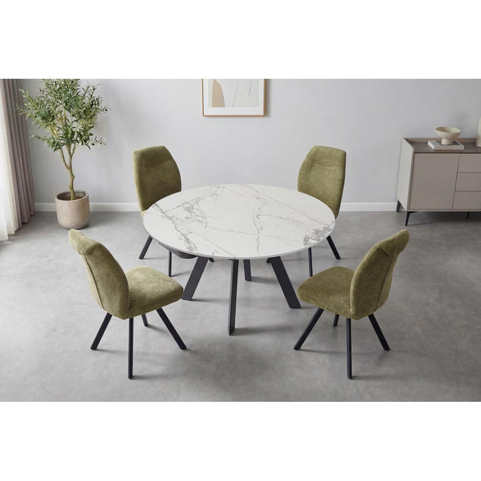 Chaise 52963KA - Samantha Vert Kaki - Lot de 2