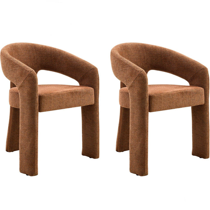 Chaise 16249TC - iNES Terracotta - Lot de 2