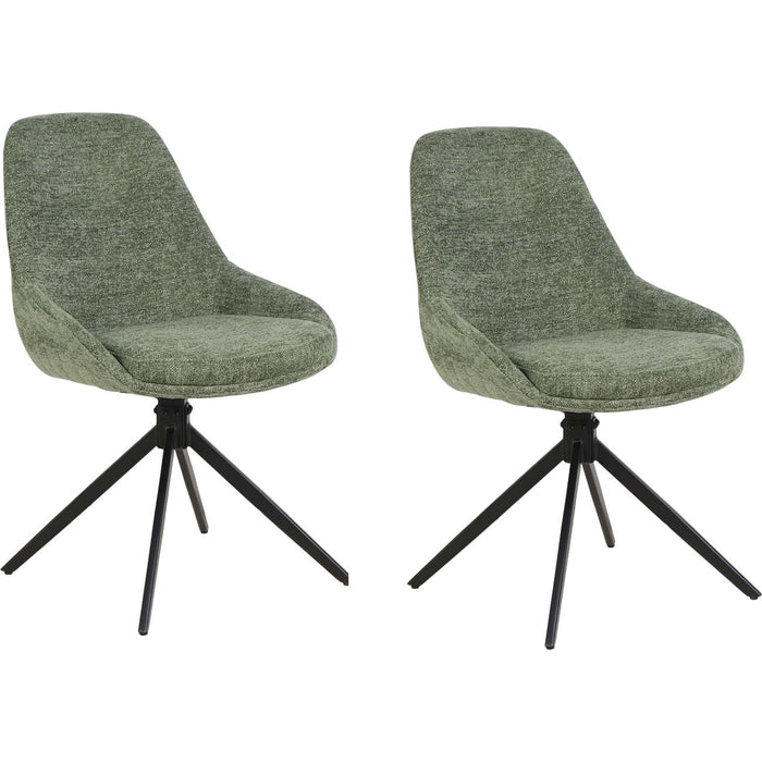 Chaise 23313KA - Théa Vert Kaki - Lot de 2