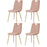 Chaise 11520RE - Lilly Rose - Lot de 4