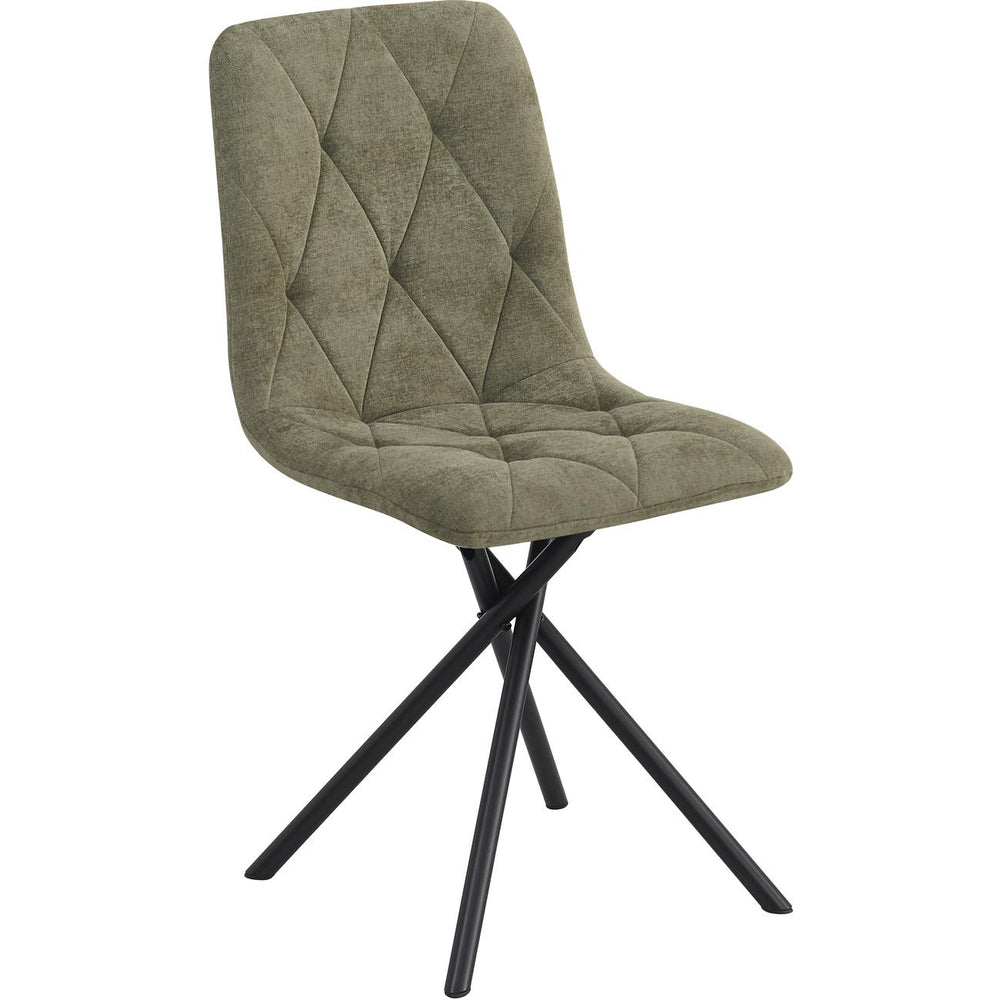 Chaise 52876KA - Lya Vert Kaki - Lot de 4