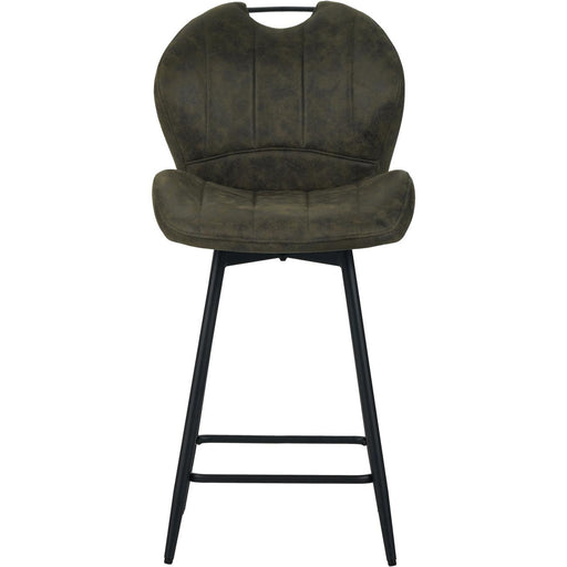 Tabouret de bar 16232KA - Burton Vert Kaki - Lot de 2