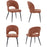Chaise 11516TC - EMMA Terracotta - Lot de 4
