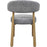 Chaise 46711GR - Sandra Gris - Lot de 2