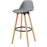 Tabouret de bar 16227GR - Norvège Gris - Lot de 2