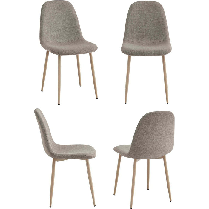 Chaise 15660TA - Pardes Taupe - Lot de 4