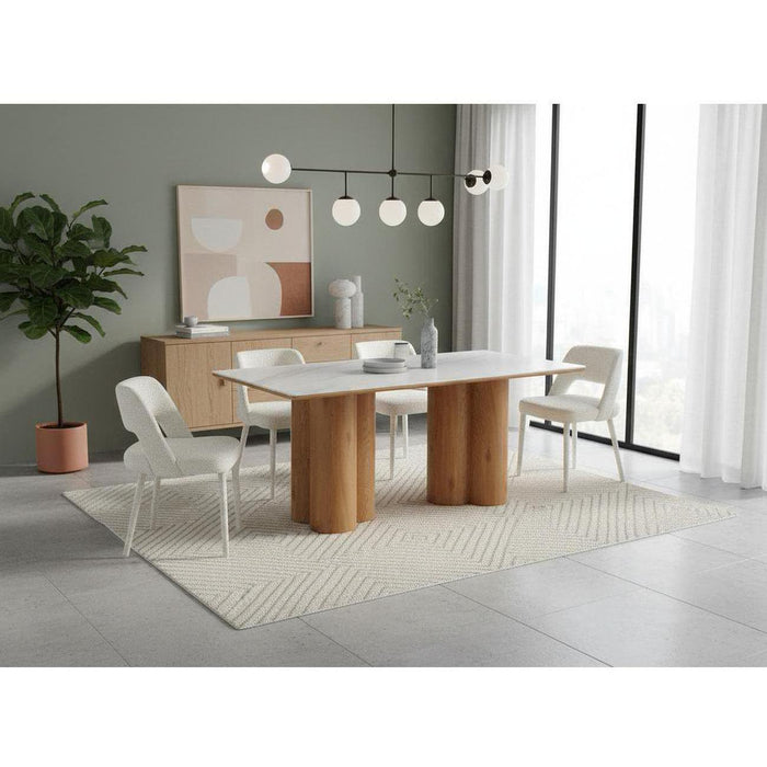 Table de repas 16253BL - Platinium Blanc - Lot de 1