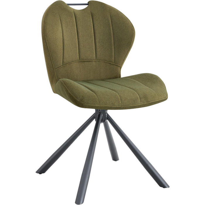 Chaise 16238KA - Brandon Vert Kaki - Lot de 4