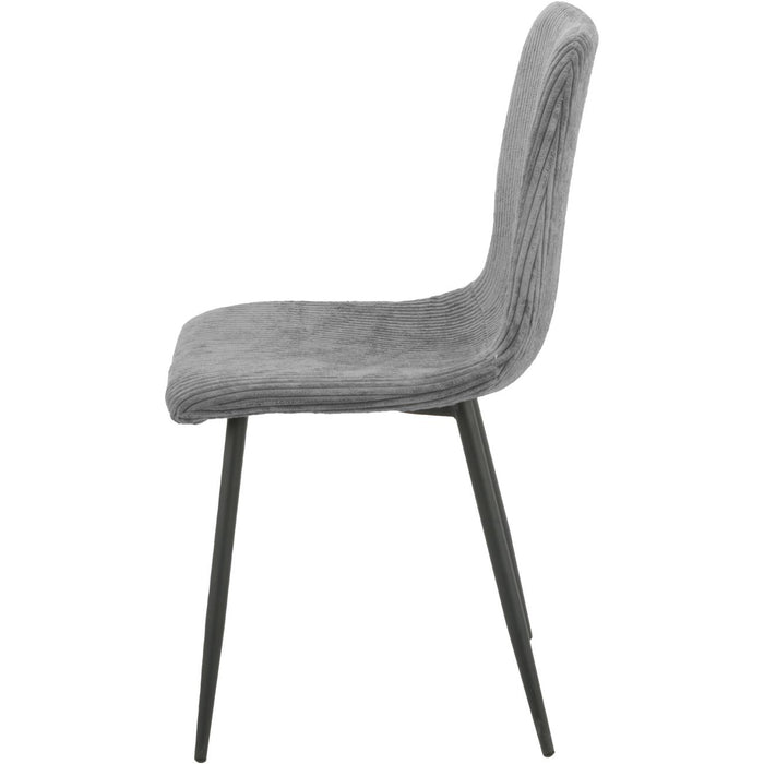 Chaise 15654GA - Bobby Gris Anthracite - Lot de 4