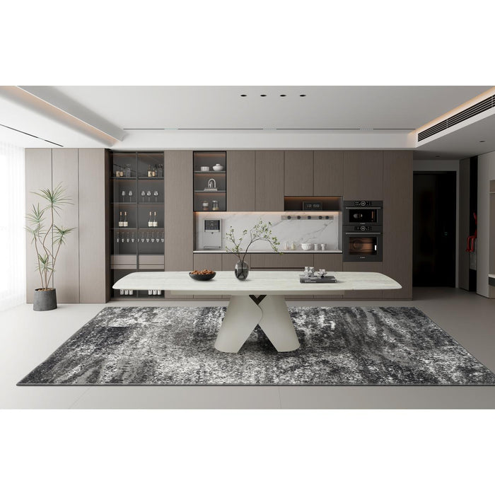 Table de repas 27611TR - Plaza Travertin - Lot de 1