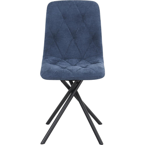 Chaise 52876BU - Lya Bleu - Lot de 4