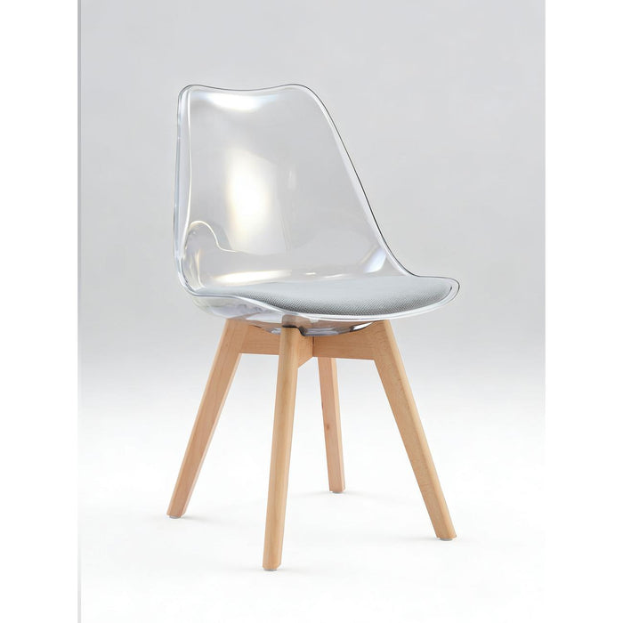 Ensemble Chaise + Table 16252BG - Samy Gris & Blanc - Lot de 1