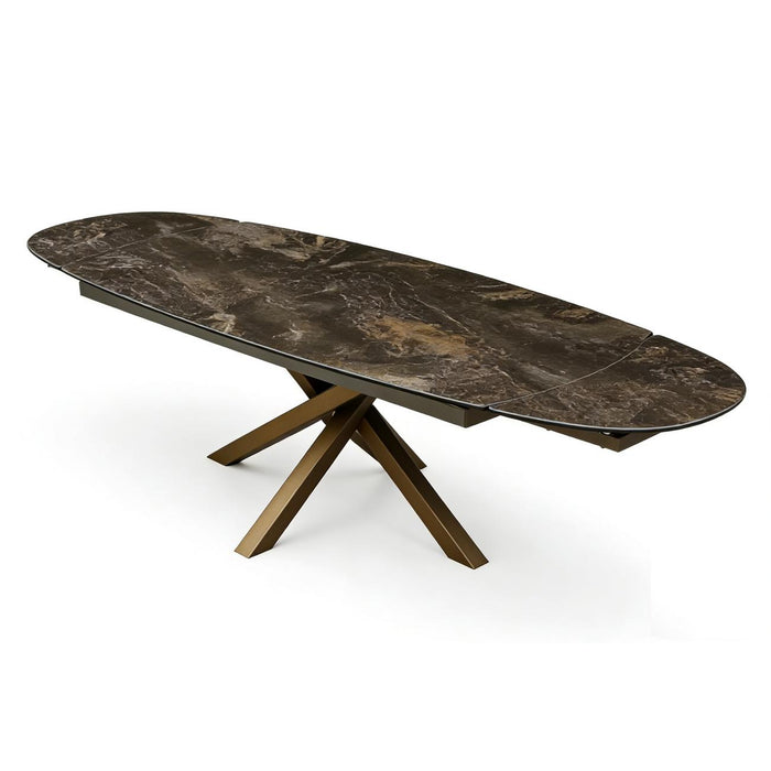 Table de repas 17503BR - Venus Marron - Lot de 1