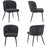 Chaise 11515GA - VERONICA Gris Anthracite - Lot de 4