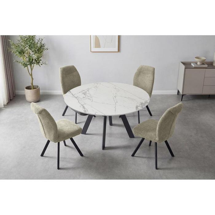 Chaise 52963BE - Samantha Beige - Lot de 2