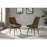 Chaise 15420CH - Victoria Marron - Lot de 2