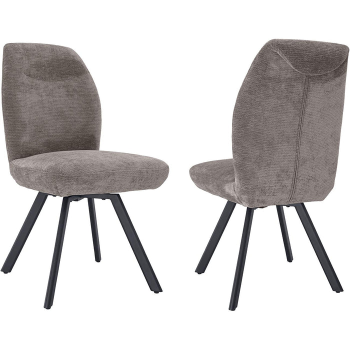 Chaise 52963TA - Samantha Taupe - Lot de 2