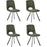 Chaise 11518KA - Phenix Vert Kaki - Lot de 4