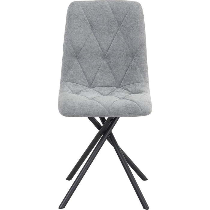 Chaise 52876GR - Lya Gris - Lot de 4