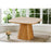 Table de repas 24320TR - Dona Travertin - Lot de 1