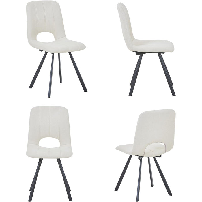 Chaise 11518LI - Phenix Beige clair - Lot de 4