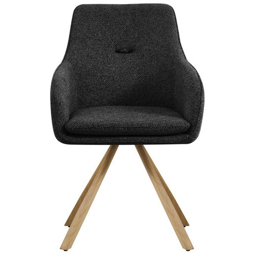 Chaise 25708GA - Monique Gris Anthracite - Lot de 2