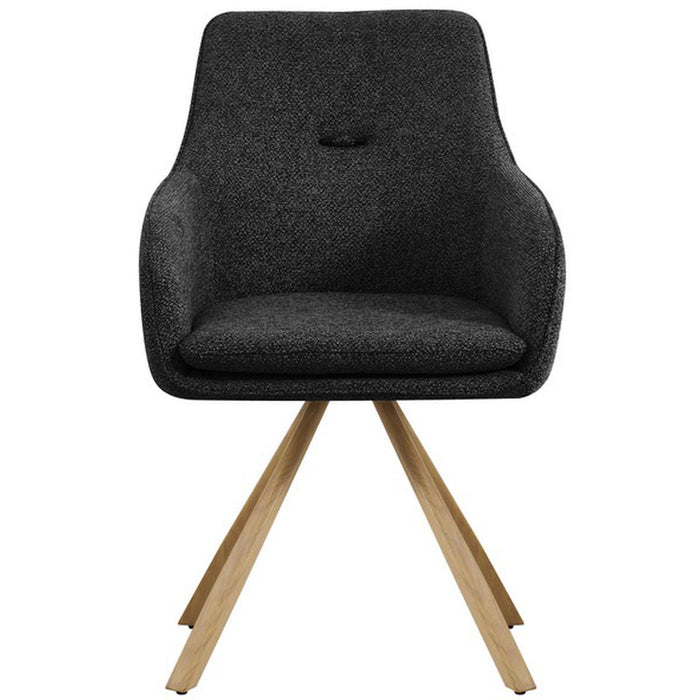 Chaise 25708GA - Monique Gris Anthracite - Lot de 2