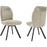 Chaise 52963BE - Samantha Beige - Lot de 2
