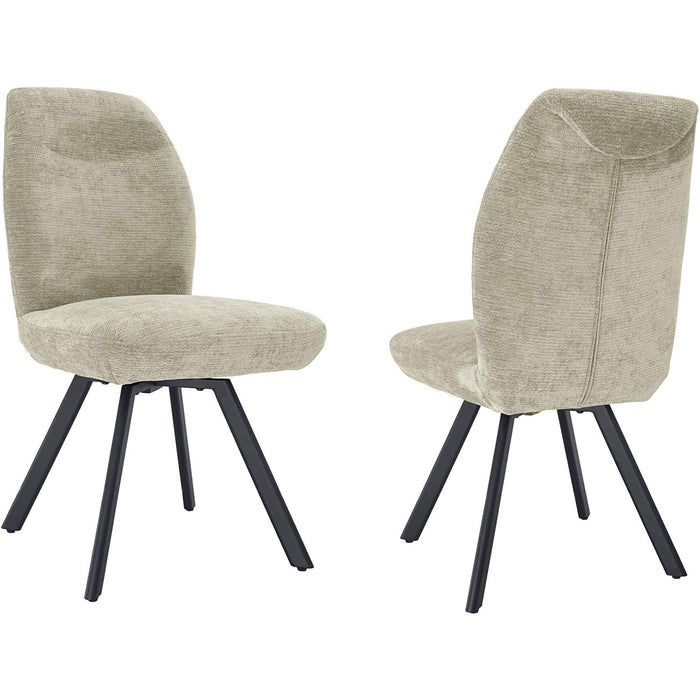 Chaise 52963BE - Samantha Beige - Lot de 2