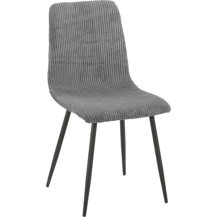 Chaise 15654GA - Bobby Gris Anthracite - Lot de 4