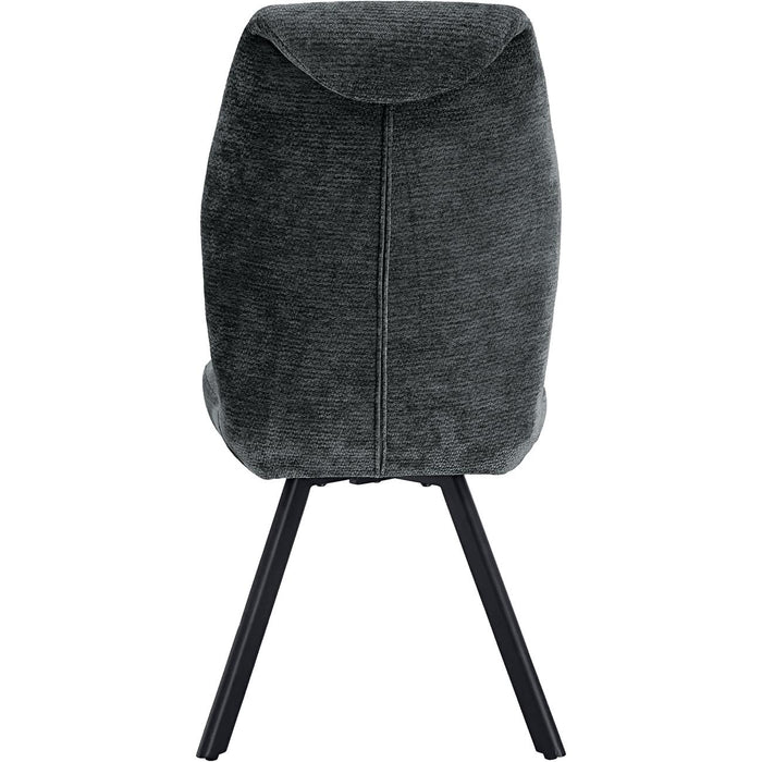 Chaise 52963GA - Samantha Gris Anthracite - Lot de 2