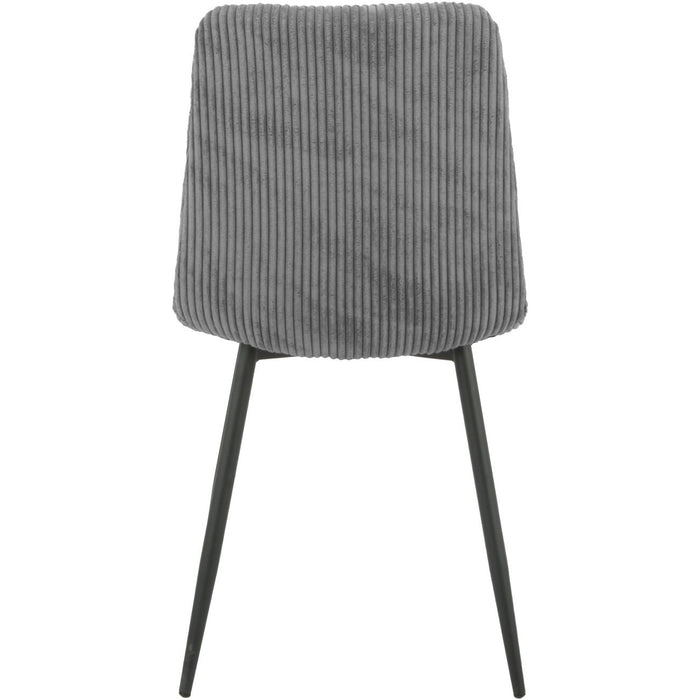 Chaise 15654GA - Bobby Gris Anthracite - Lot de 4