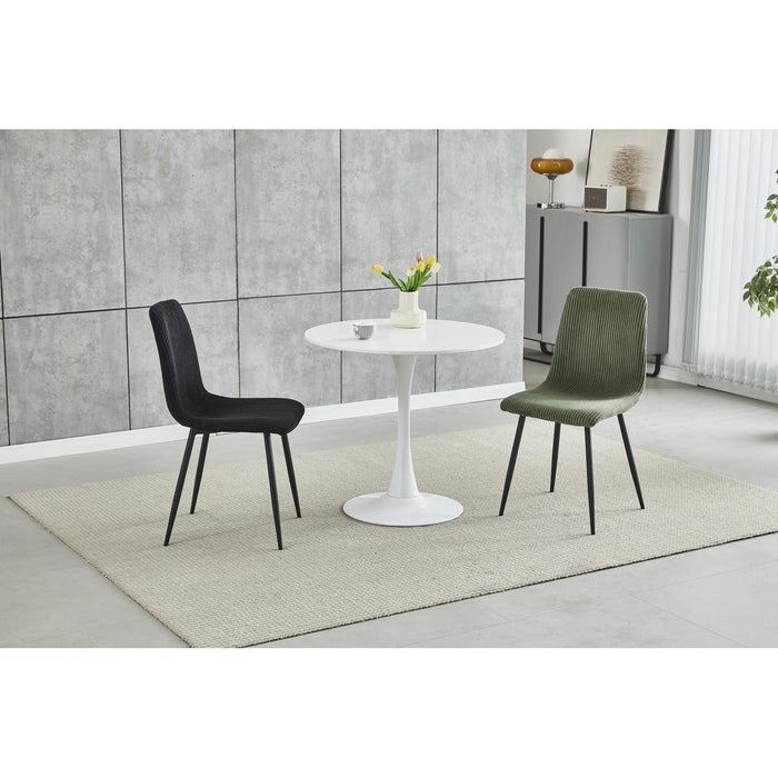 Chaise 15654KA - Bobby Vert Kaki - Lot de 4