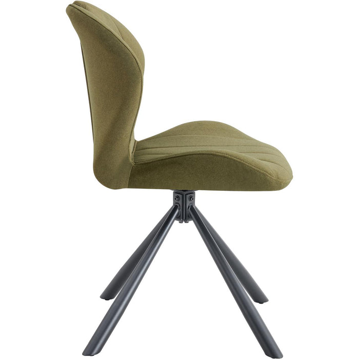Chaise 16238KA - Brandon Vert Kaki - Lot de 4