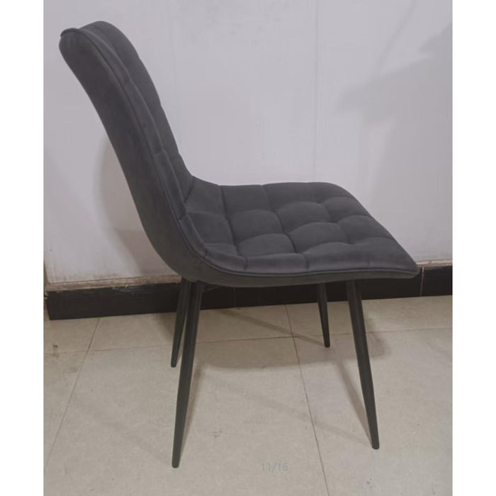 Chaise 15656GR - Nadia Gris - Lot de 4