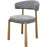 Chaise 46711GR - Sandra Gris - Lot de 2
