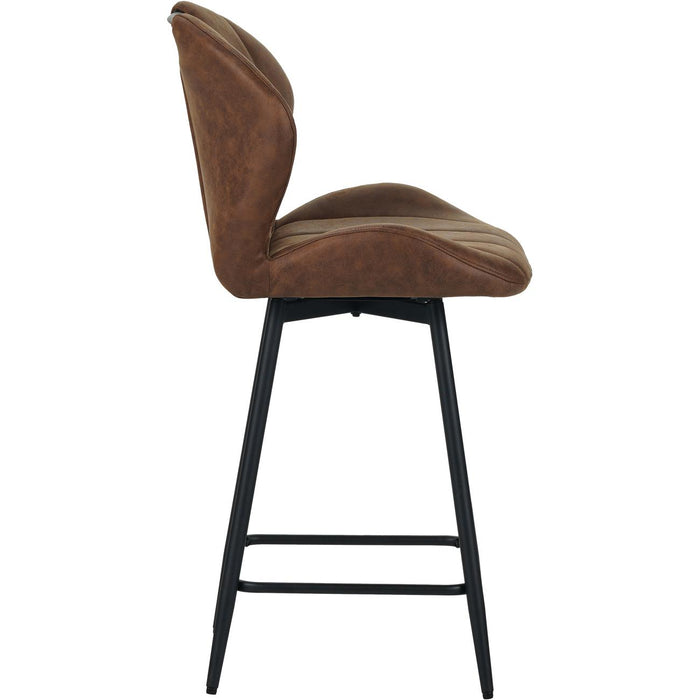 Tabouret de bar 16232TC - Burton Terracotta - Lot de 2