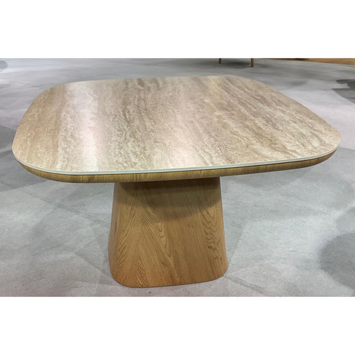 Table de repas 24320TR - Santa Barbara Travertin - Lot de 1