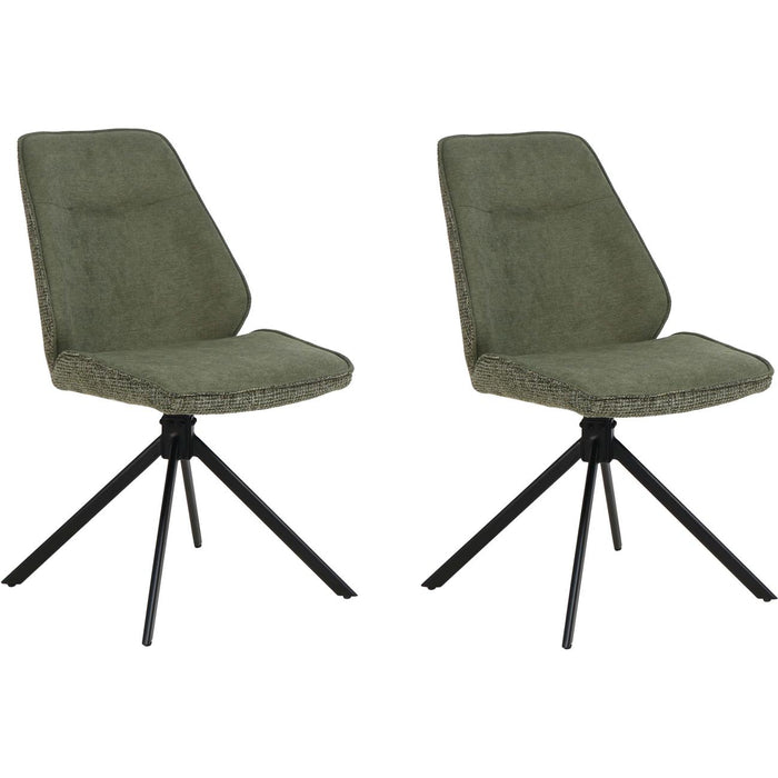 Chaise 23312KA - Roxane Vert Kaki - Lot de 2