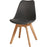 Chaise 16234NO - Norvège Noir - Lot de 1