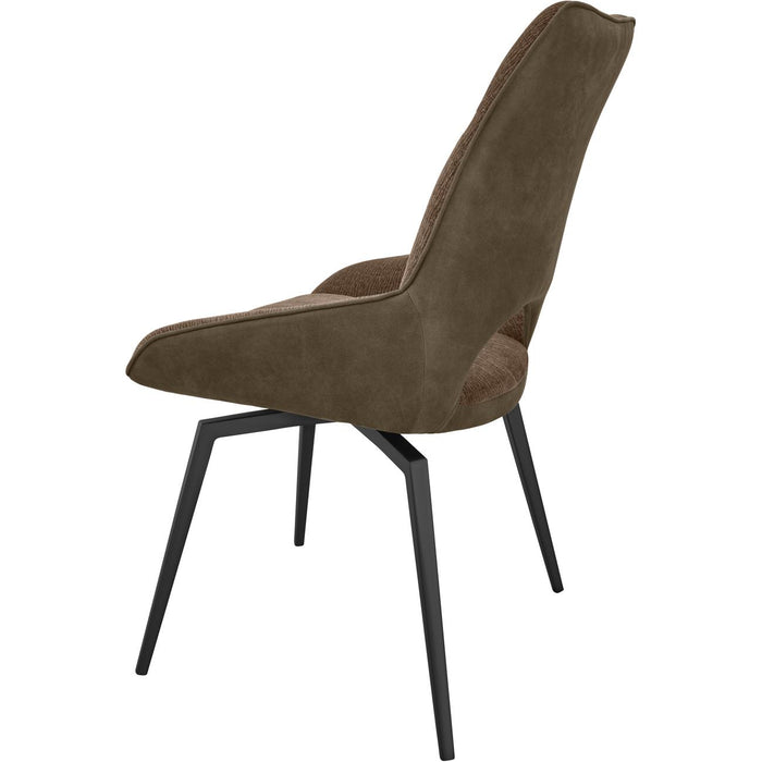 Chaise 15420CH - Victoria Marron - Lot de 2